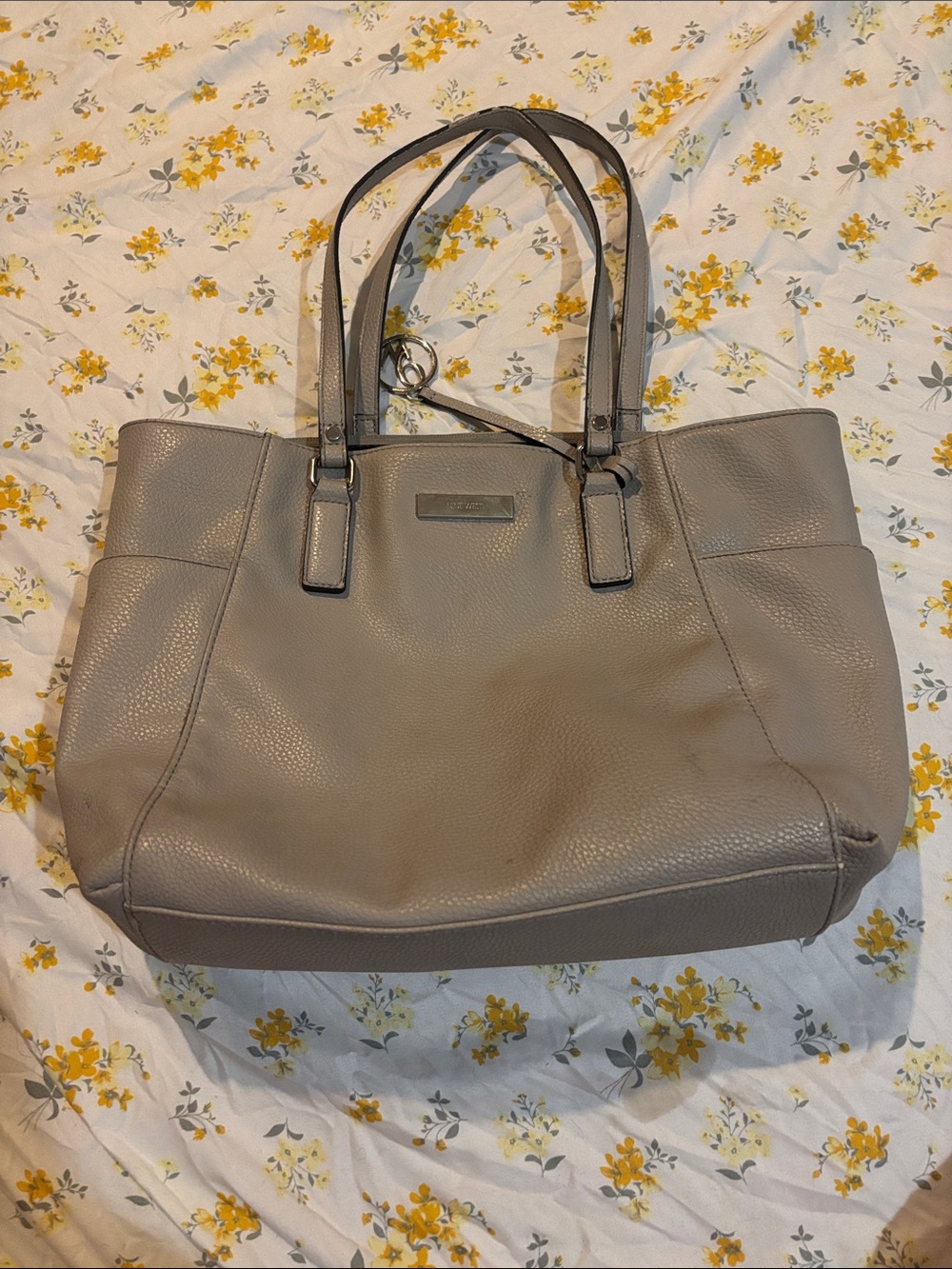 Nine West Gray Pebble Tote